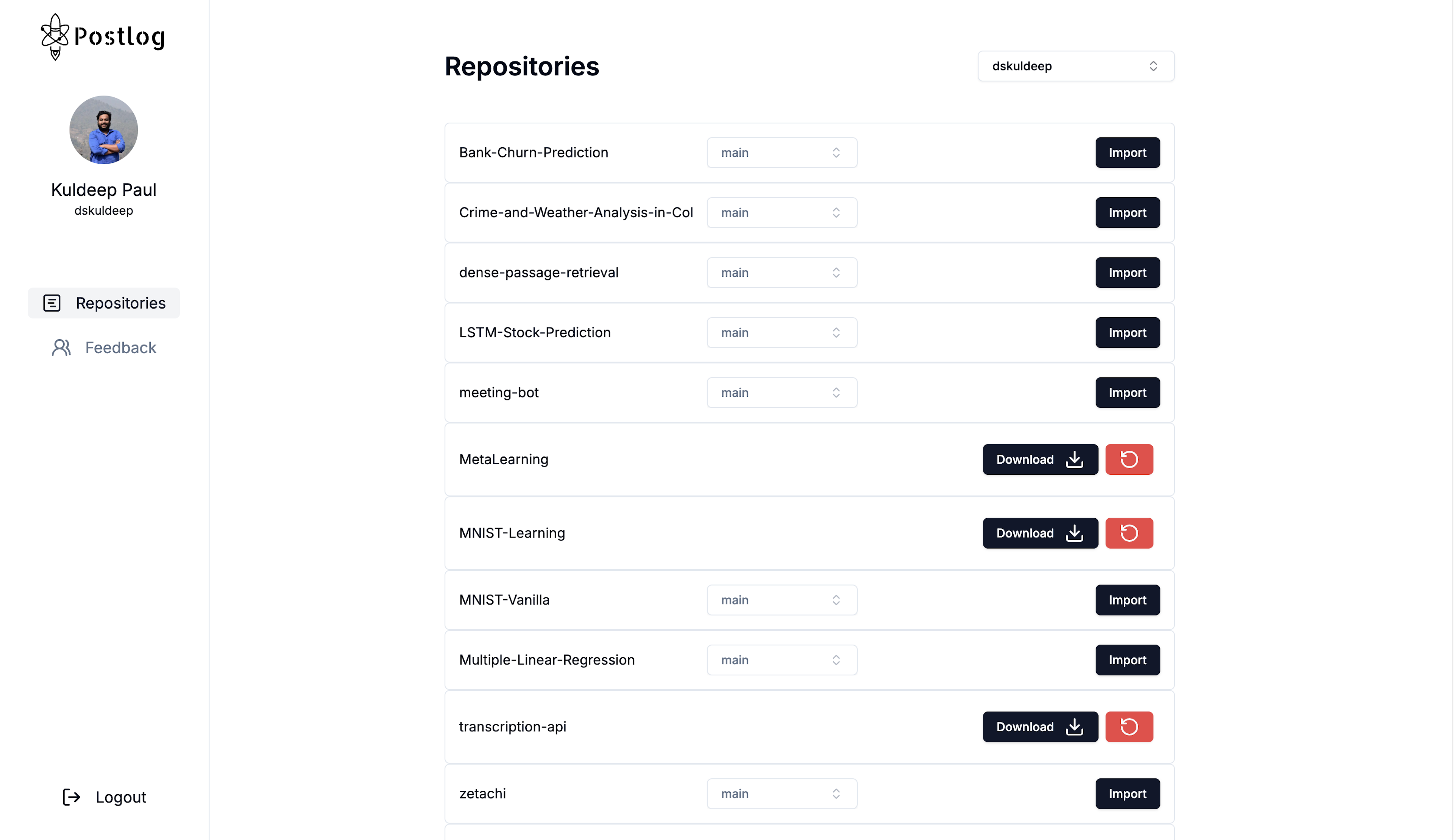 Dashboard ui design